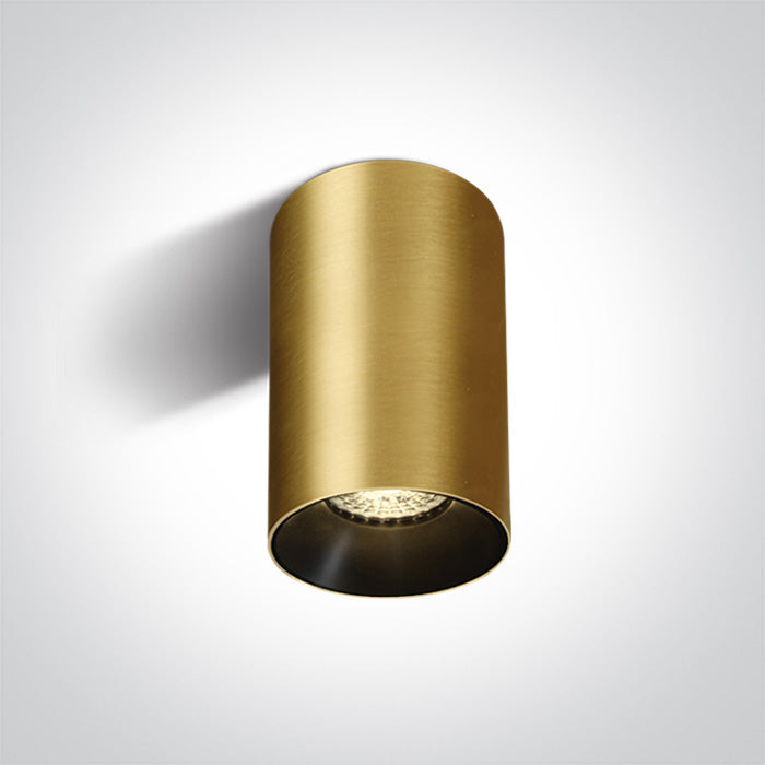 One Light 12105M/BBS BRUSHED BRASS GU10 10w DARK LIGHT