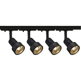 SLV 143390TK4 Puri 50W 4 Light Track Kit Black