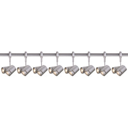SLV 184442TK8 Bima 2 2x50W 8 Light Track Kit Silver Grey