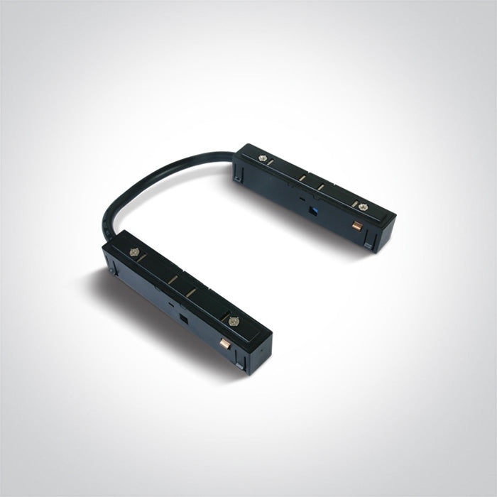 Black Live Corner Connector for 42001 / 42002 48V Magnetic Track Light System