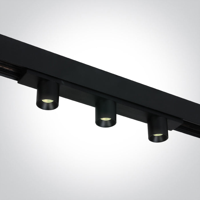 One Light 42128B/B/W BLACK 3x2W WW 48V IP20 MINI/MIDI