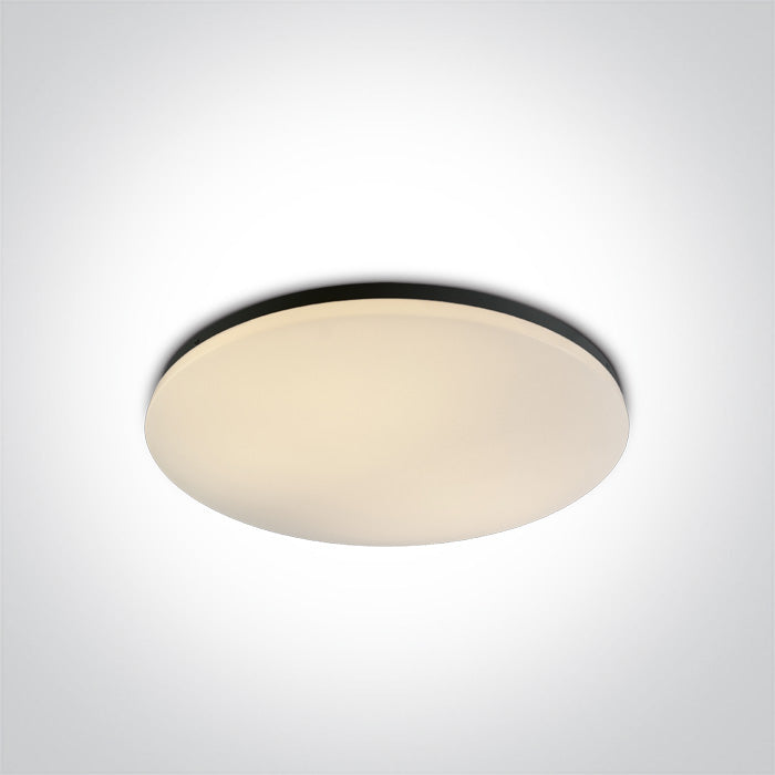One Light 62146/B/W BLACK LED PLAFO 55W WW IP20 230V