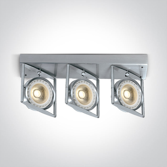 One Light 62310A/AL ALUMINIUM 3x GU10 R111