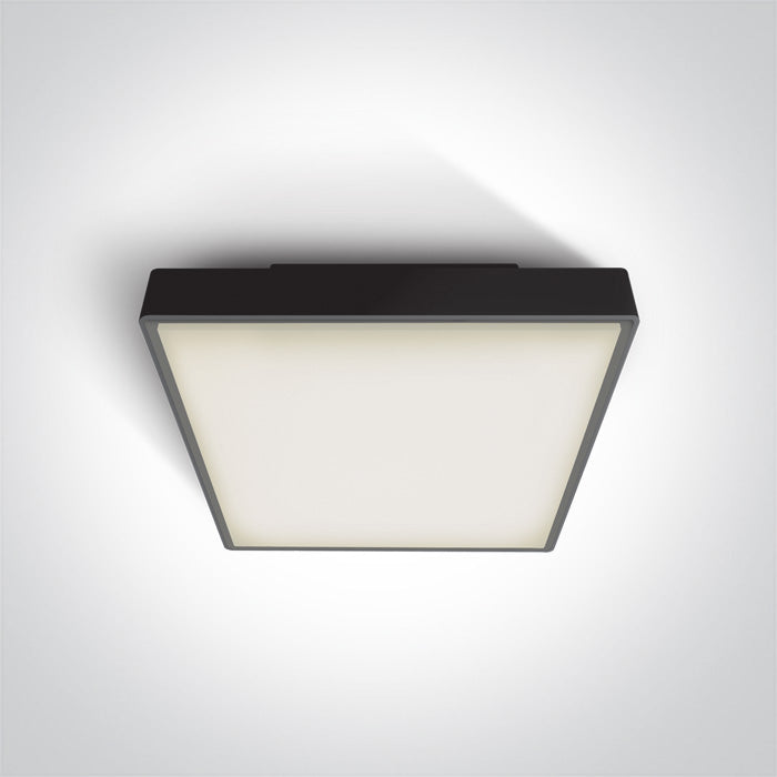 One Light 67282EA/B BLACK IP65 2xE27 12W