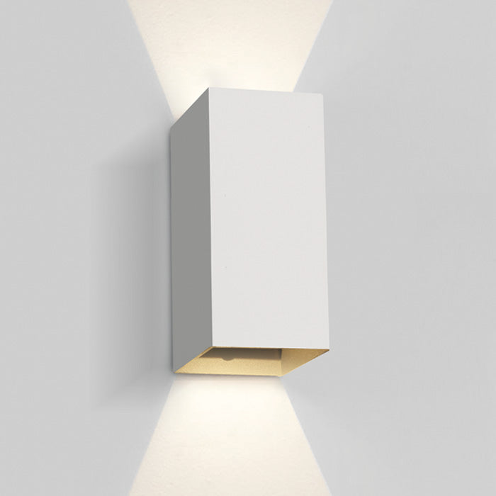 One Light 67398A/W/W WHITE WALL LED 2x3W WW IP54 DARK LIGHT 100-240V