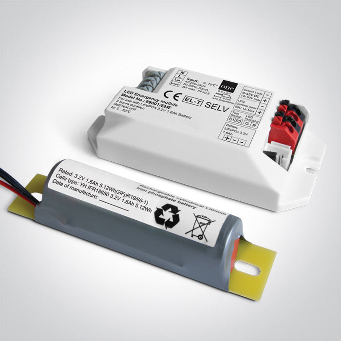 One Light 89001/EME EMERGENCY KIT 1W FOR DOWNLIGHTS/STRIPS 1-30W 9-45V