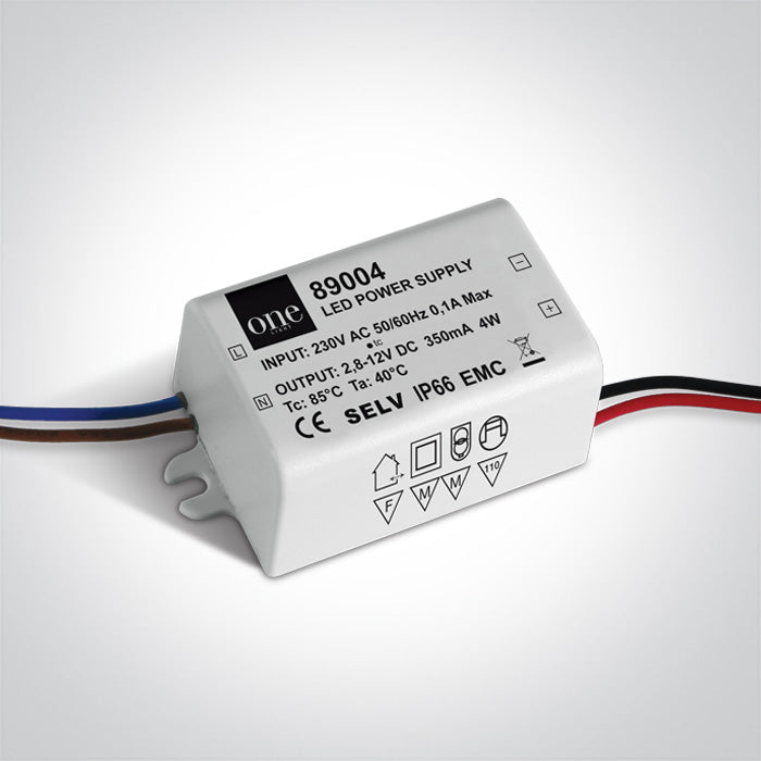One Light 89004 DRIVER 350mA 1-4W LED IP66 100-240V