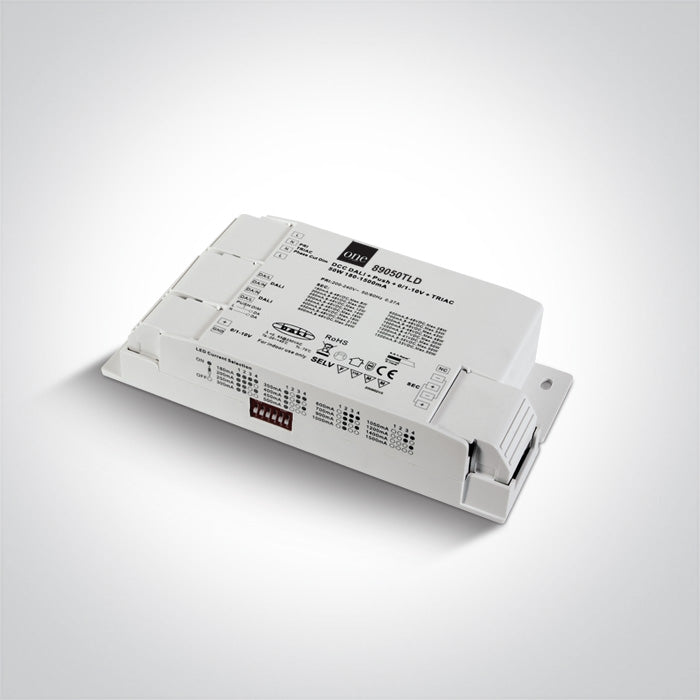 One Light 89050TLD DALI / PUSH TO DIMM / 1-10V / TRIAC UNIVERSAL DRIVER 50W IP20 230V