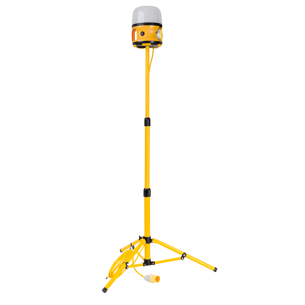 Red Arrow GLE30YPW Globe Light Emergency c/w 5m cable + plug 110V