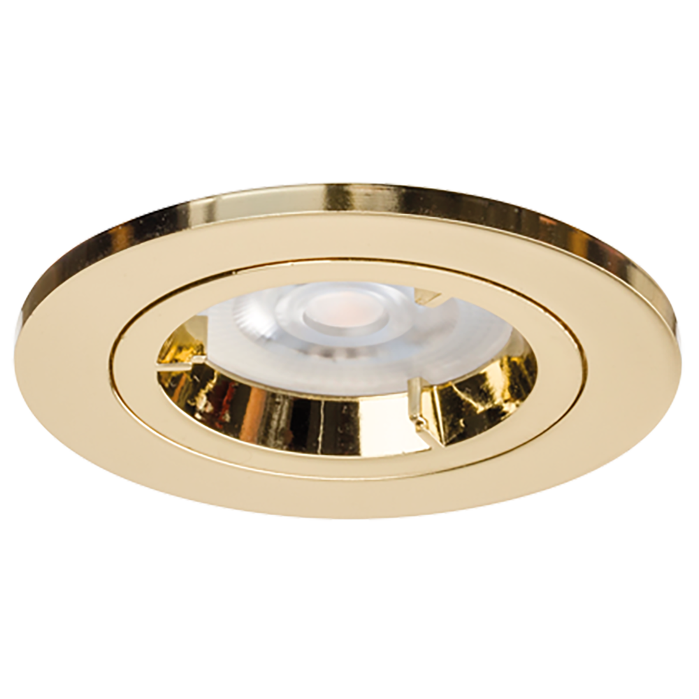 Ignis Plus GU10 Downlight Fixed Brass