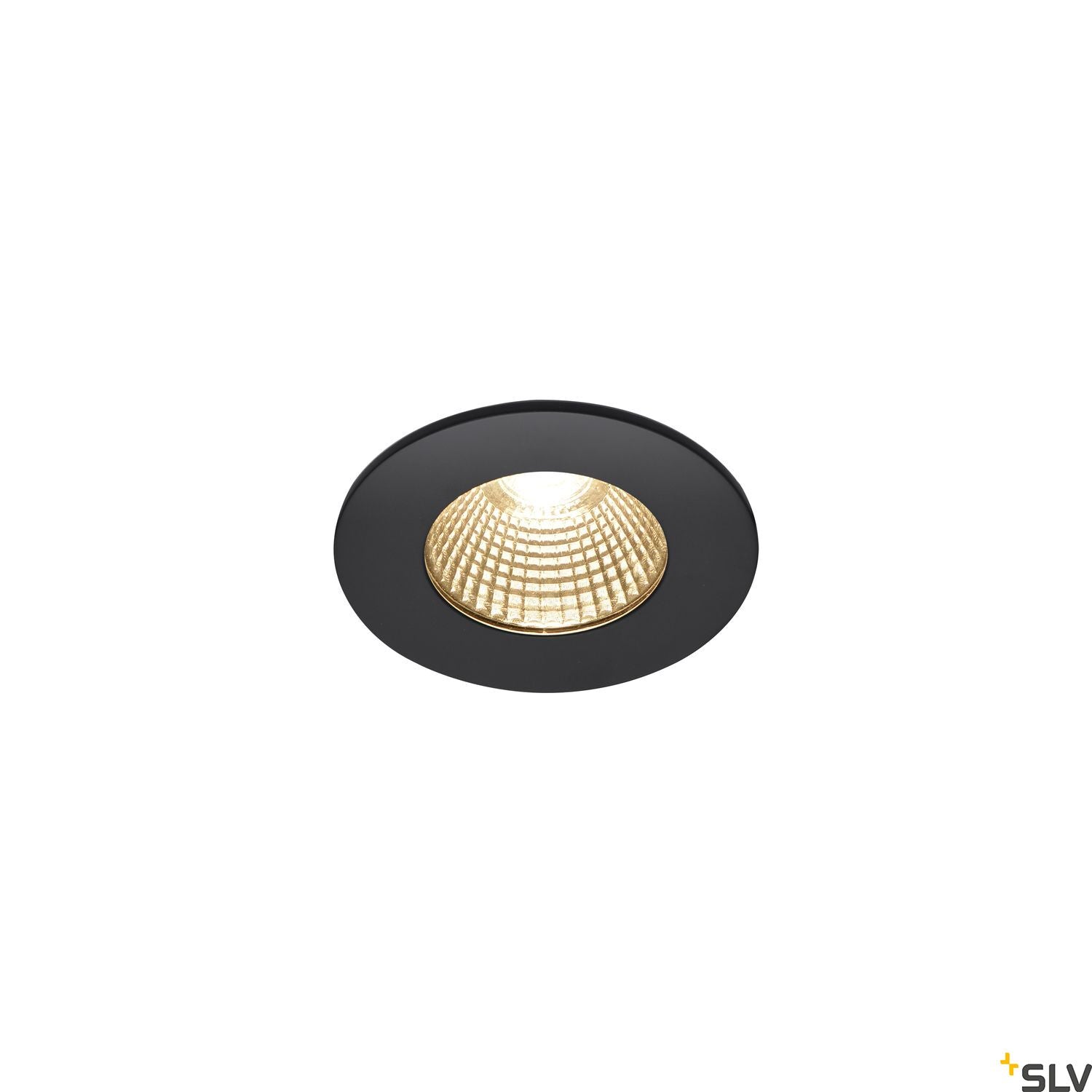 SLV PATTA-I, LED outdoor recessed ceiling light, round DL IP65 black 1800-3000K 1002098