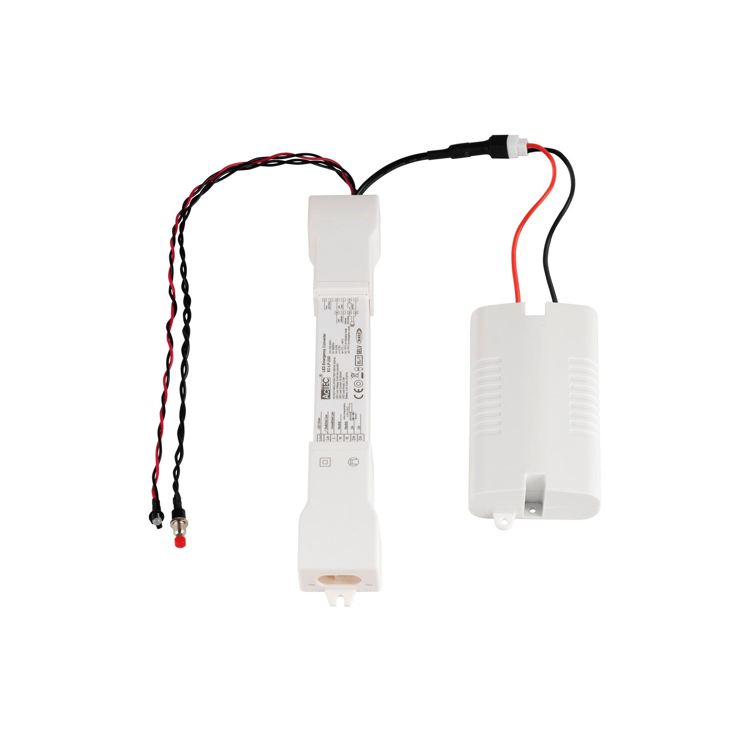 SLV Emergency lighting element, incl. rechargeable battery, status display, test functions, DALI 1007892