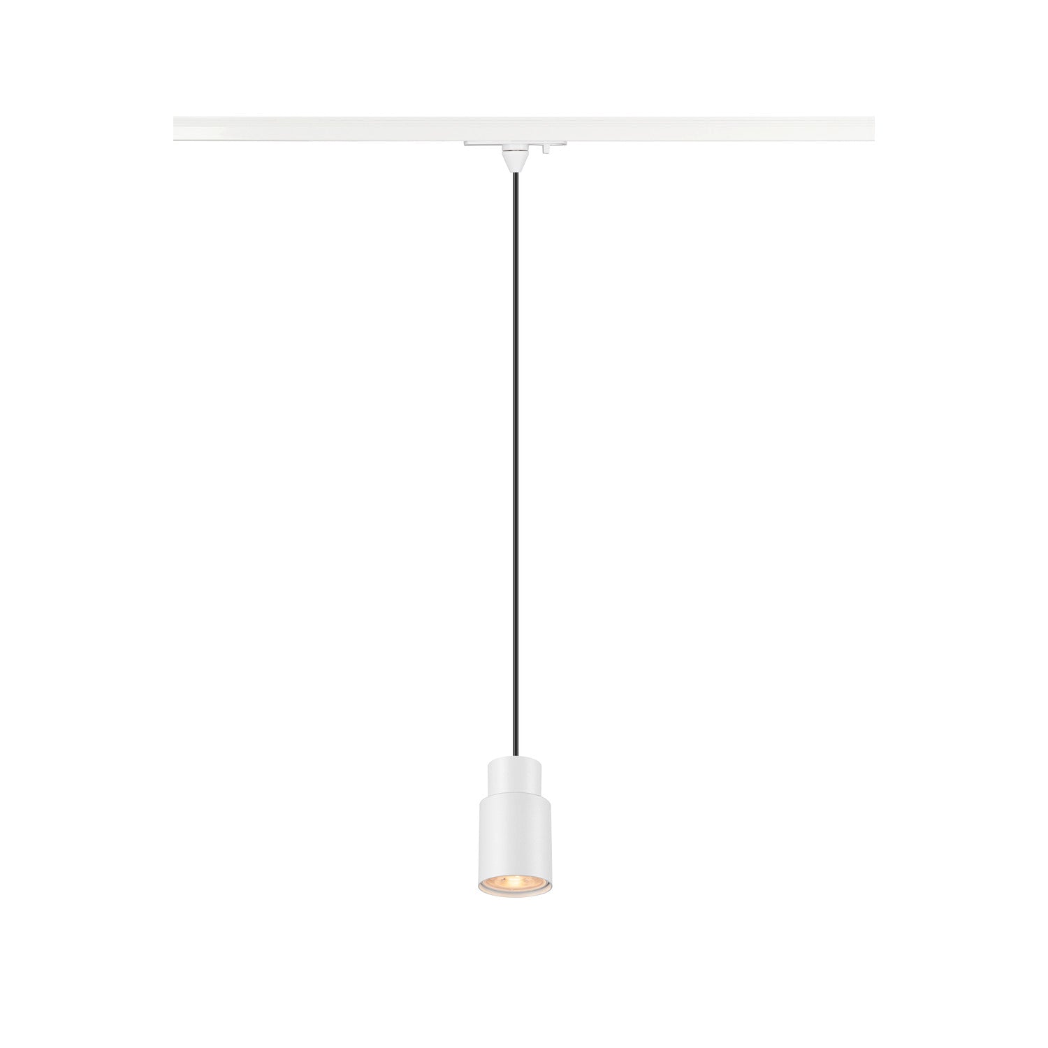 SLV PURI 2.0 Tube, 1~ Track pendant light, GU10, pendant length 200 cm, 1x max. 6 W, white 1008256