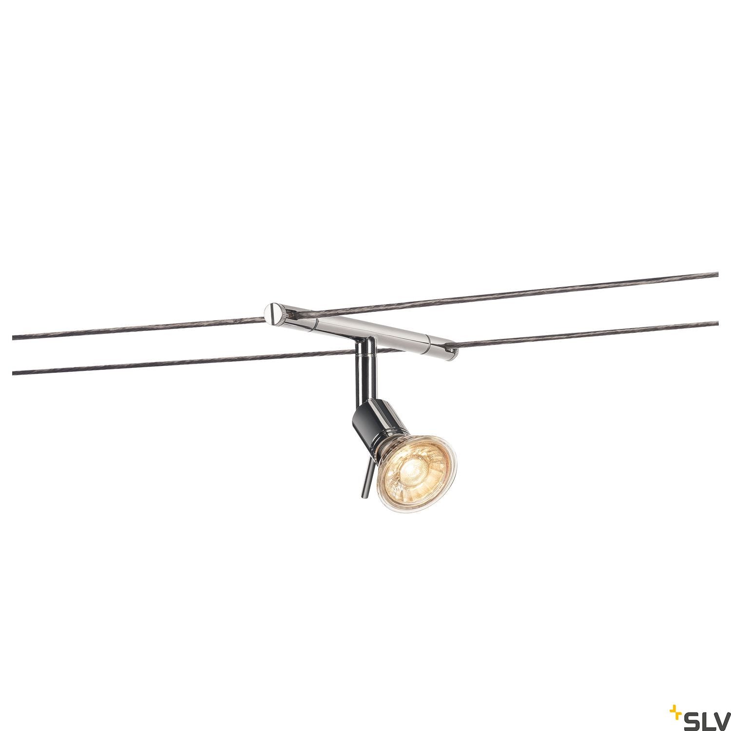 SLV SYROS, cable luminaire for TENSEO low-voltage cable system, QR-C51, chrome 139102