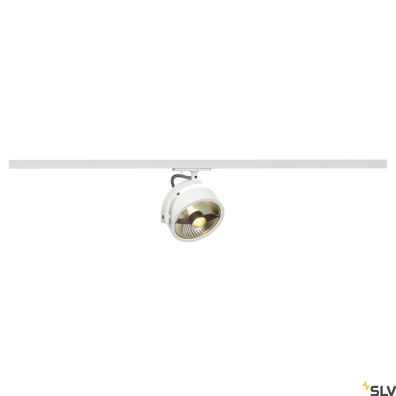 SLV KALU TRACK QPAR111 lamp head, white, incl. 1-circuit adapter 143541