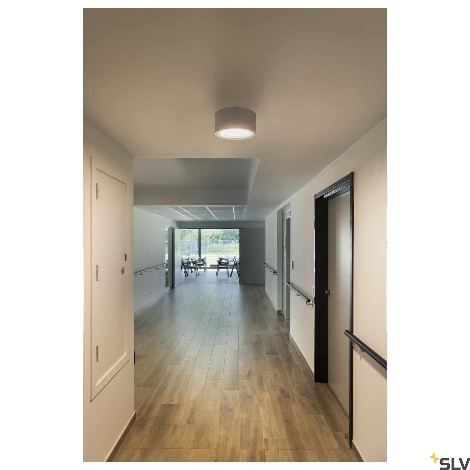 SLV HERA 25, 1800lm, round , white, 48 LED, 3000K 161461