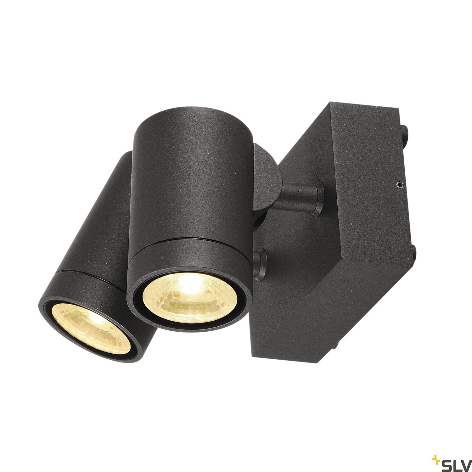 SLV HELIA wall light, sandy anthracite, 2x8W LED, 3000K 233255