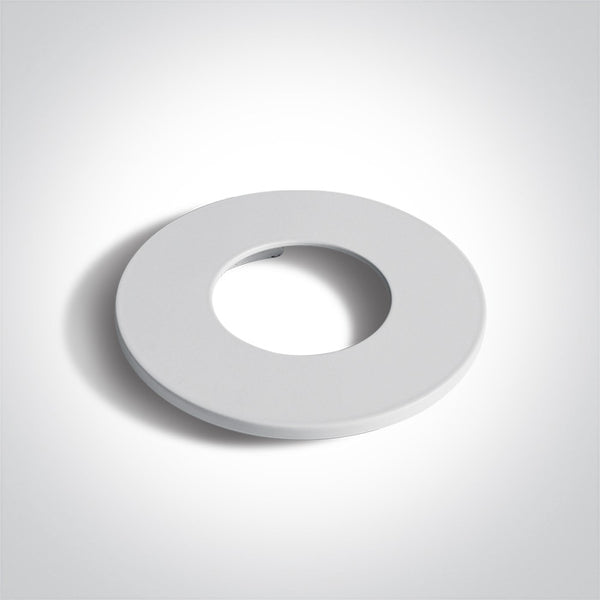 One Light 050042/W WHITE ROUND FIXED RING FOR 10106PF