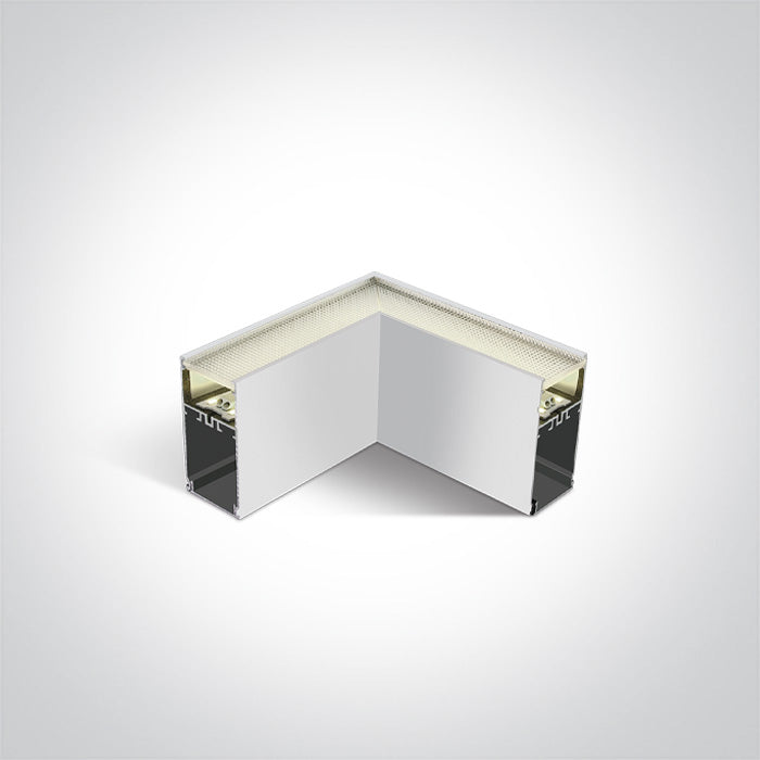 One Light 050170D/W/C WHITE UGR19 LED CORNER 8W CW FOR 38150A 38151A 230V