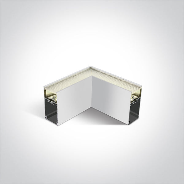 One Light 050170D/W/C WHITE UGR19 LED CORNER 8W CW FOR 38150A 38151A 230V