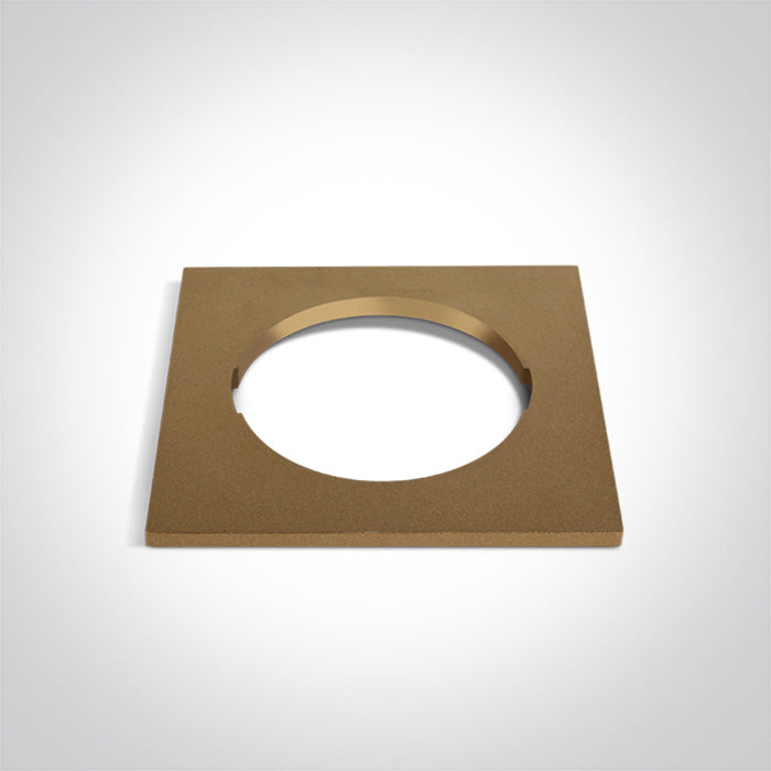 One Light 050182RA/BS BRASS DECORATIVE BASE SQUARE FOR 10105H