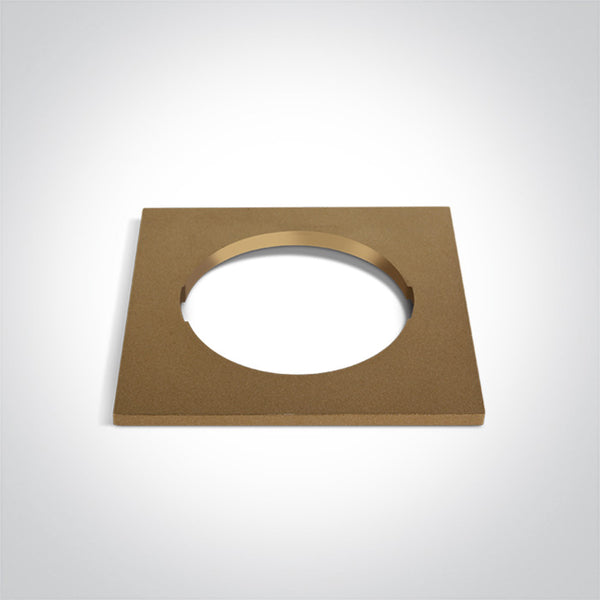 One Light 050182RA/BS BRASS DECORATIVE BASE SQUARE FOR 10105H