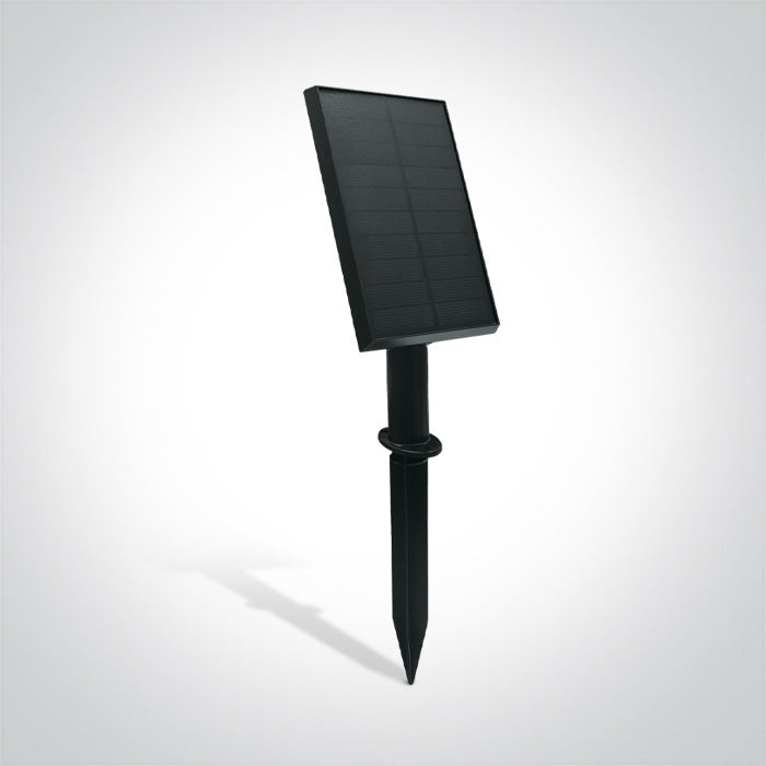 One Light 0996/B BLACK SOLAR STRING LIGHTS 1w IP67 8,5m 12xLEDs