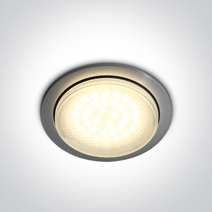 One Light 10004/AL ALUMINIUM GX53 9W RECESSED