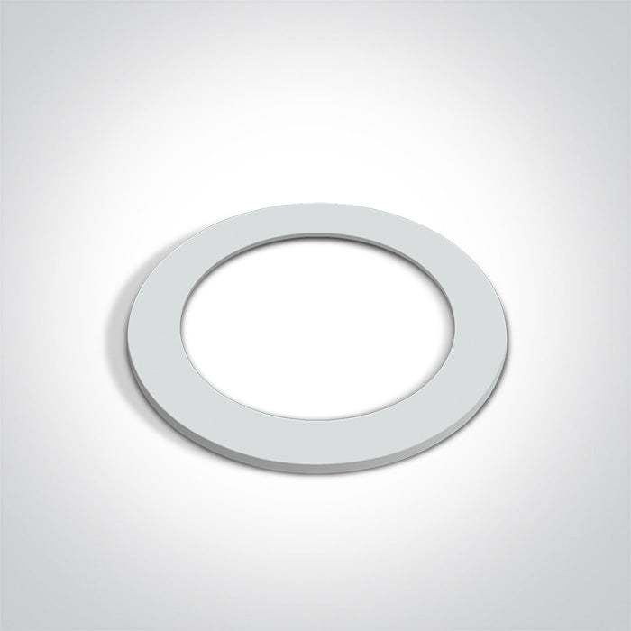 One Light 10100/W WHITE RING FOR 10120 & 10142
