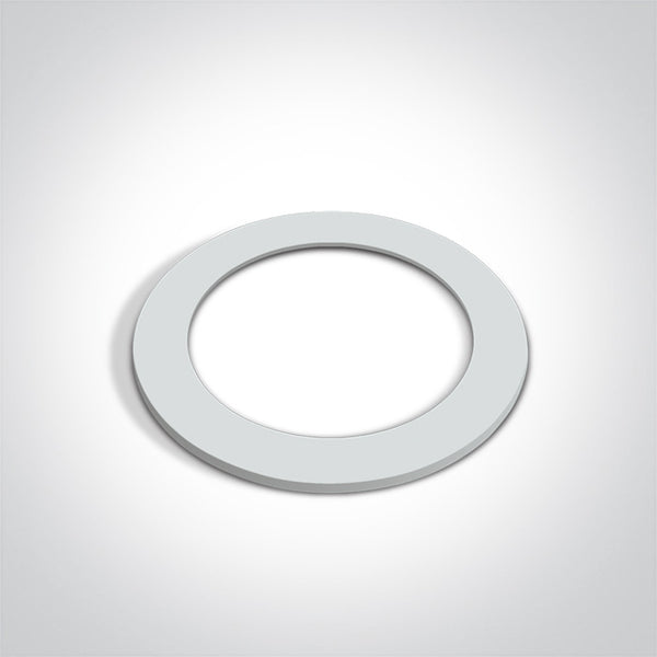 One Light 10100/W WHITE RING FOR 10120 & 10142