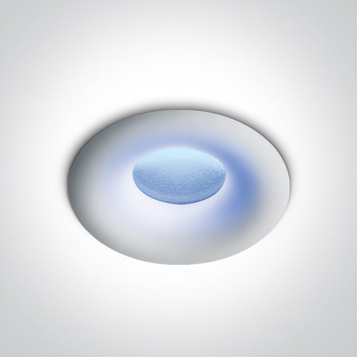 One Light 10101L/W/BL WHITE LED 1W BLUE IP44 STAR LIGHT 350mA