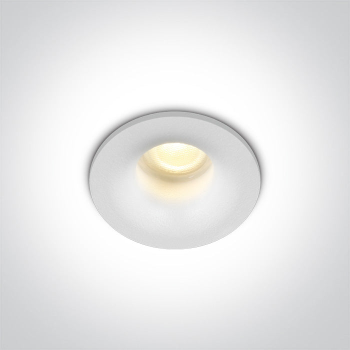 One Light 10101LA/W/W WHITE COB LED 2W WW 700mA 36deg IP44 DIMMABLE