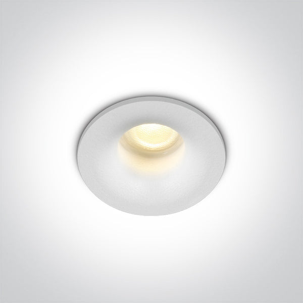 One Light 10101LA/W/W WHITE COB LED 2W WW 700mA 36deg IP44 DIMMABLE