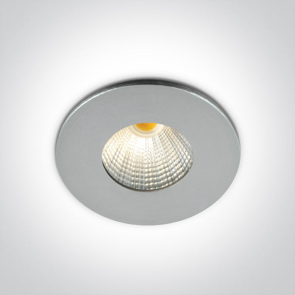 One Light 10103B/AL/W ALUMINIUM COB LED WW 1w/3w 350mA/700mA