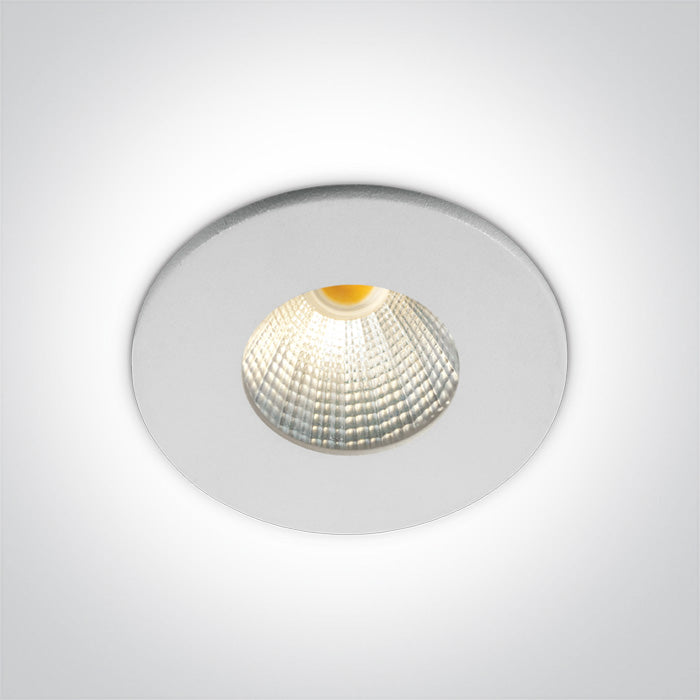 One Light 10103B/W/W WHITE COB LED WW 1w/3w 350mA/700mA