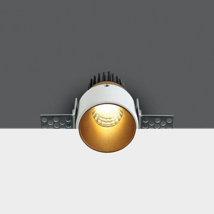 One Light 10103BTR/BS/W BRASS LED 3w WW 36deg 350mA IP20 DARK LIGHT TRIMLESS