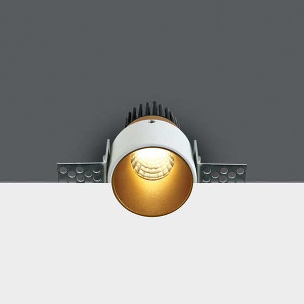 One Light 10103BTR/BS/W BRASS LED 3w WW 36deg 350mA IP20 DARK LIGHT TRIMLESS