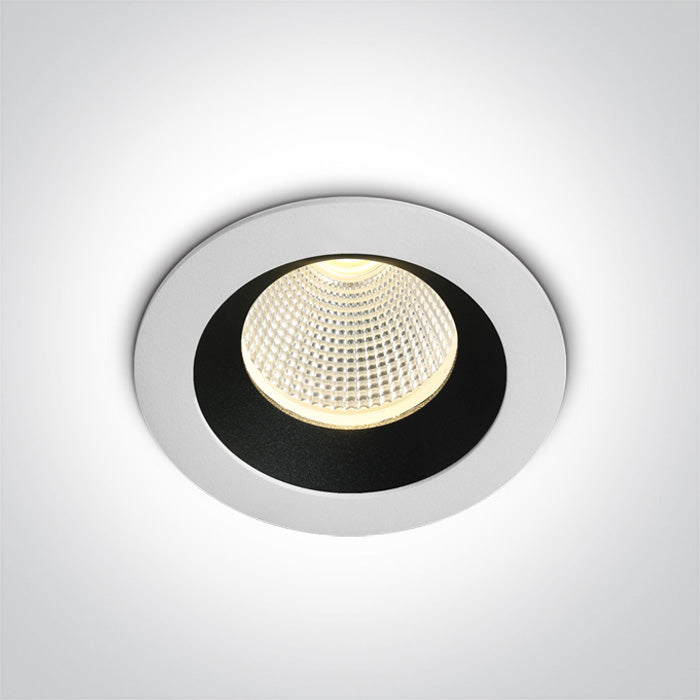 One Light 10103E/W/B/W WHITE/BLACK LED 3W WW 350mA DARK LIGHT