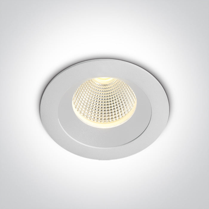 One Light 10103E/W/W/W WHITE/WHITE LED 3W WW 350mA DARK LIGHT