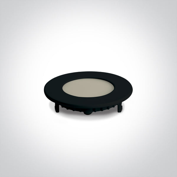 One Light 10103FA/B/V BLACK CCTV 3W IP20 230V