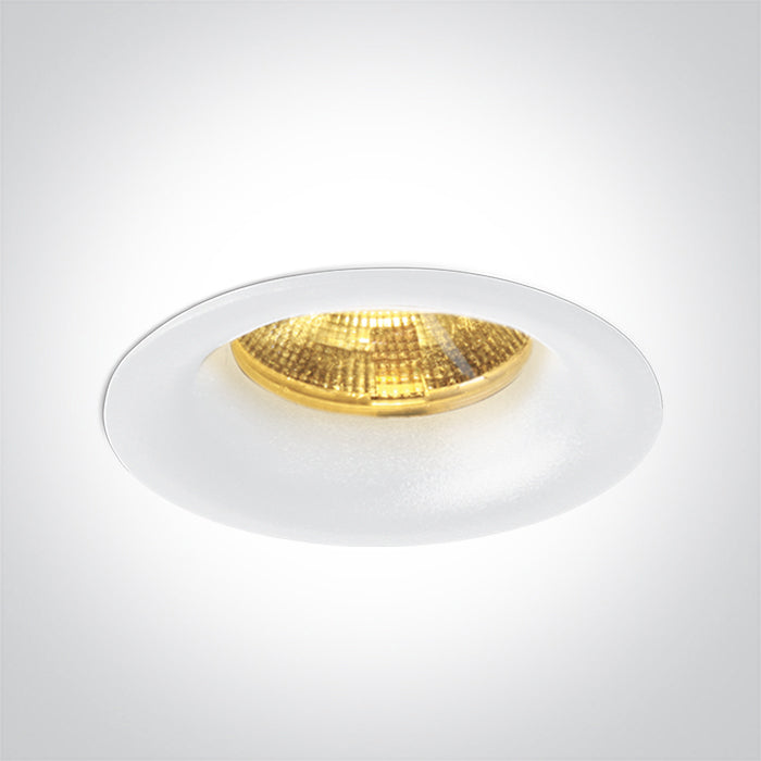One Light 10103LB/W/W WHITE COB 3W WW 350mA DARK LIGHT