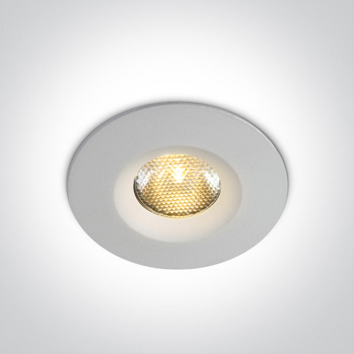 One Light 10103M/W/W WHITE COB LED WW 3W 700mA IP65