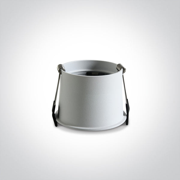 One Light 10105AD/W/B WHITE GU10 10W BLACK REFLECTOR DARK LIGHT