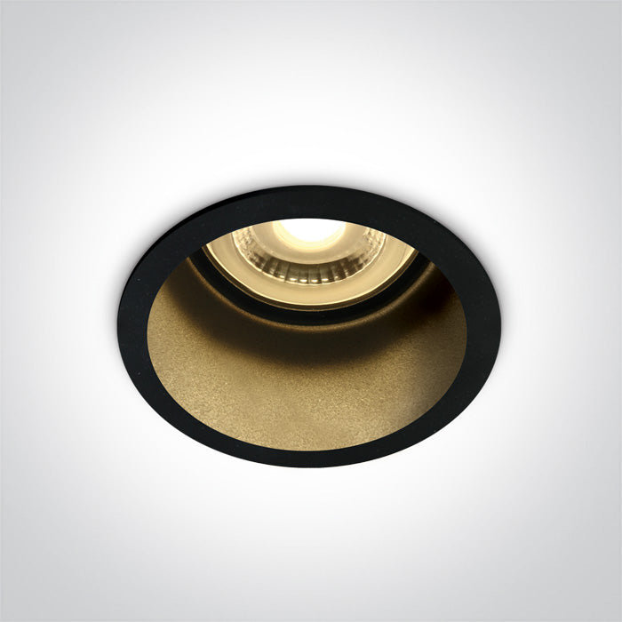 One Light 10105D8/B/B BLACK GU10 50W DARK LIGHT
