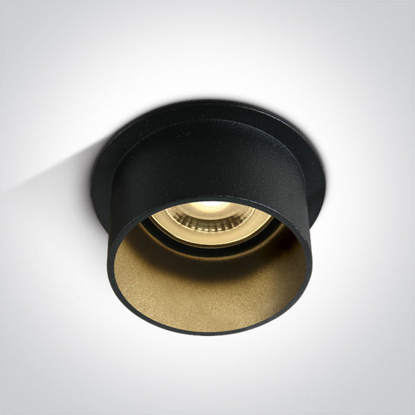 One Light 10105D9/B/B BLACK GU10 50W DARK LIGHT