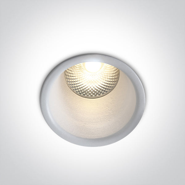 One Light 10105FD/W/W WHITE LED 5W WW 24deg IP20 230V DARK LIGHT