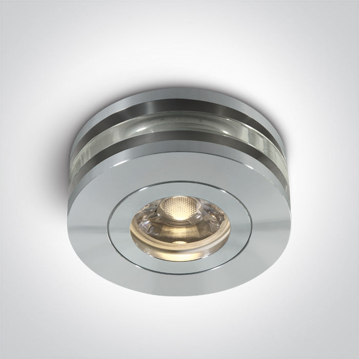 One Light 10105GL2/AL ALUMINIUM + GLASS 50W 12v