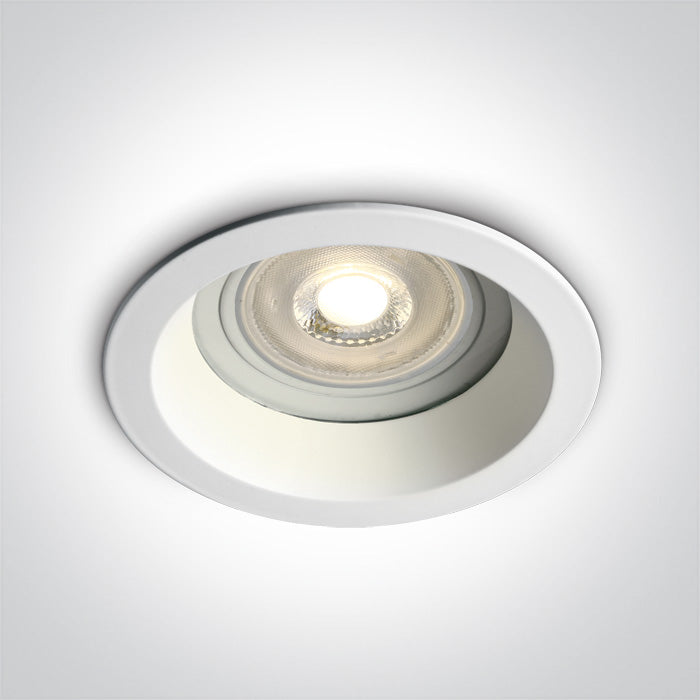 One Light 10105R2/W WHITE GU10 50W IP65 DARK LIGHT