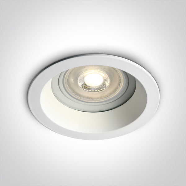 One Light 10105R2/W WHITE GU10 50W IP65 DARK LIGHT