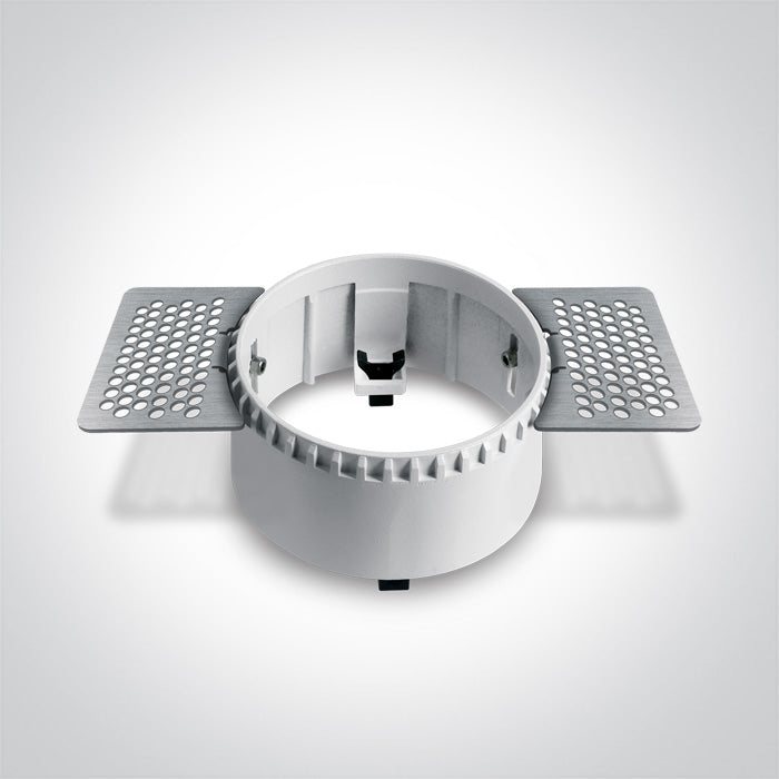 One Light 10105RM WHITE GU10 10W TRIMLESS DARK LIGHT WITHOUT REFLECTOR